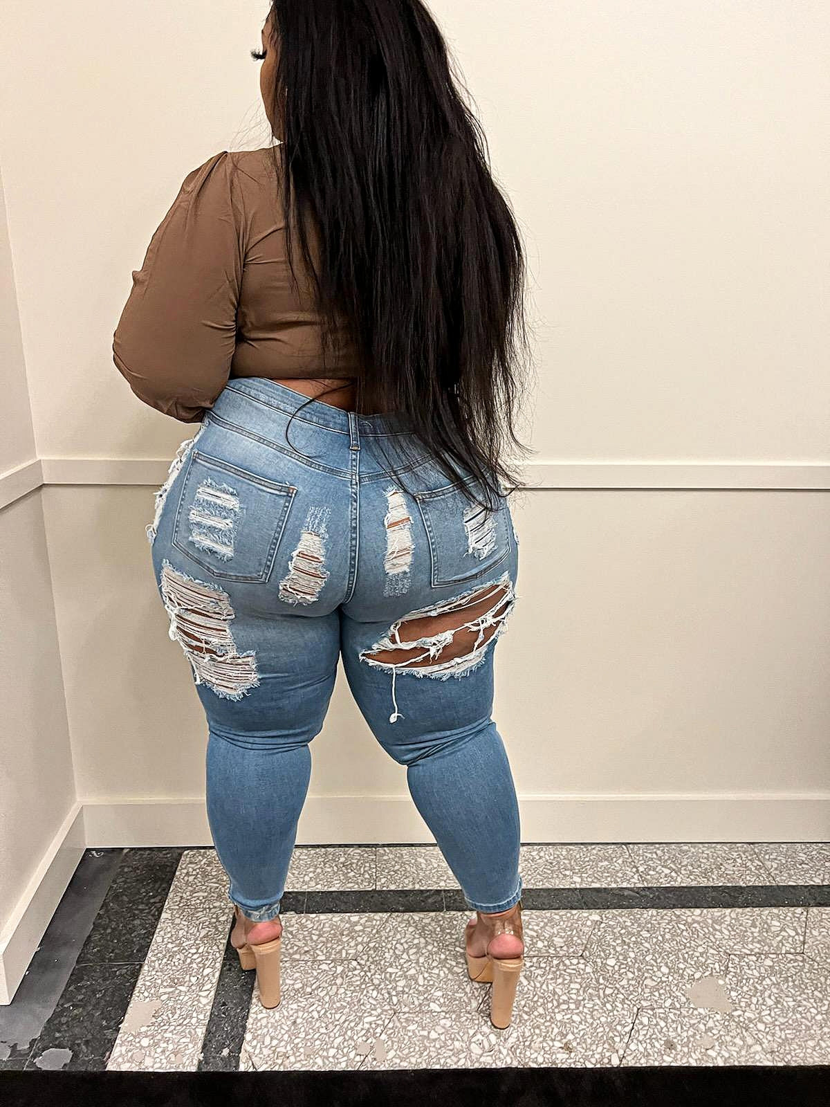 Kelah distress jeans